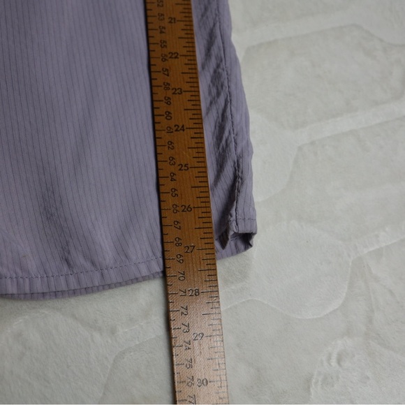 FLAX Lilac Cotton Rayon Pants S Relaxed Minimalist Boho Spring Summer Coastal - Picture 10 of 12